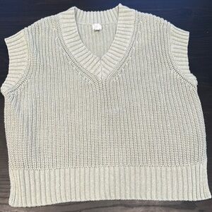 Women's Mint Green Sweater Vest